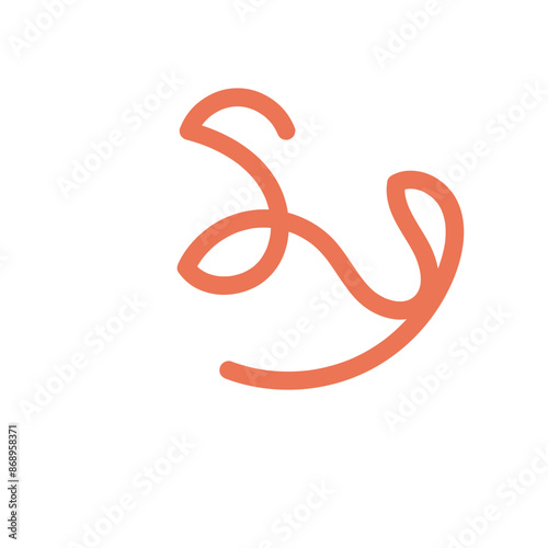 Doodle squiggly lines decoration vectors 