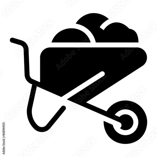 wheelbarrow Gradient icon