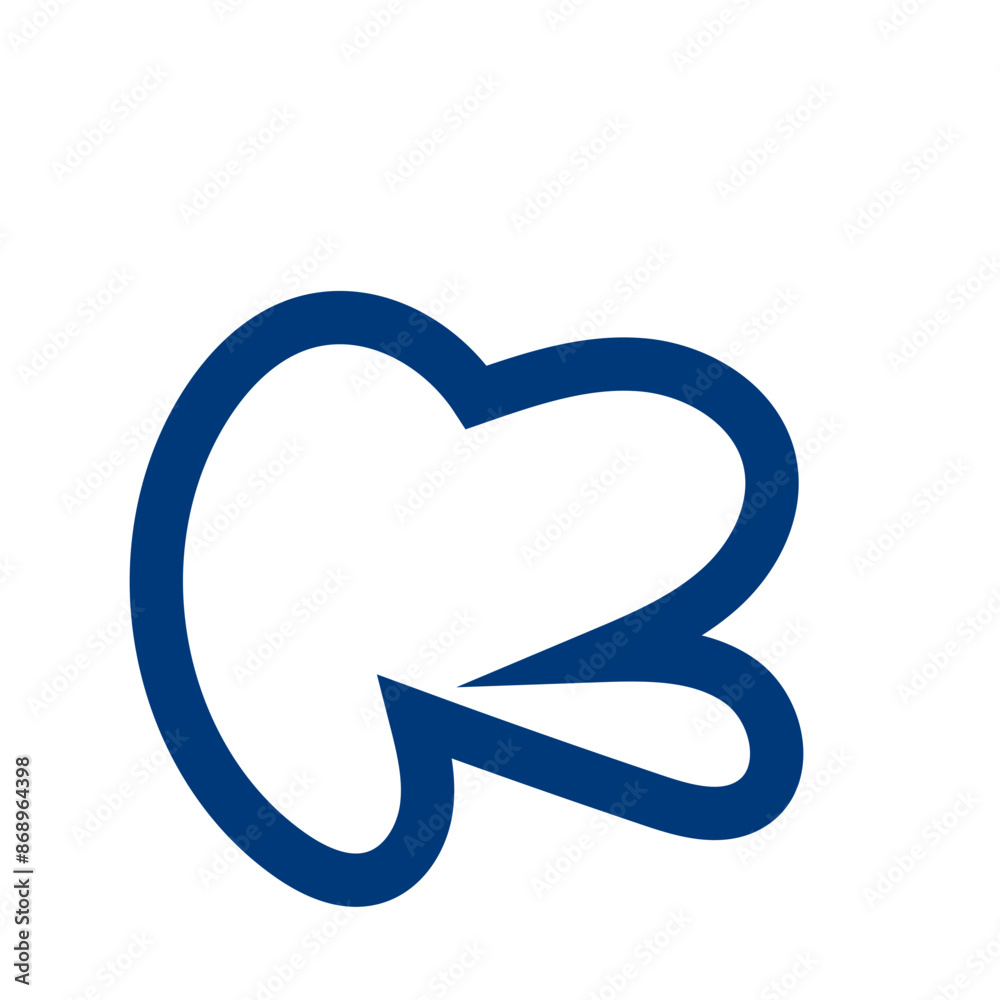 Navy abstract shapes outline vector Navy abstract shapes outline vector