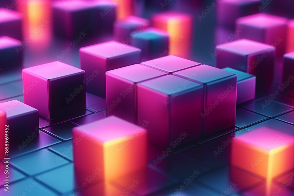 Abstract data cubes connection Abstract data cubes connection