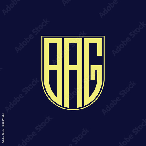 bag letter logo design
