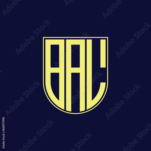 bal letter logo design