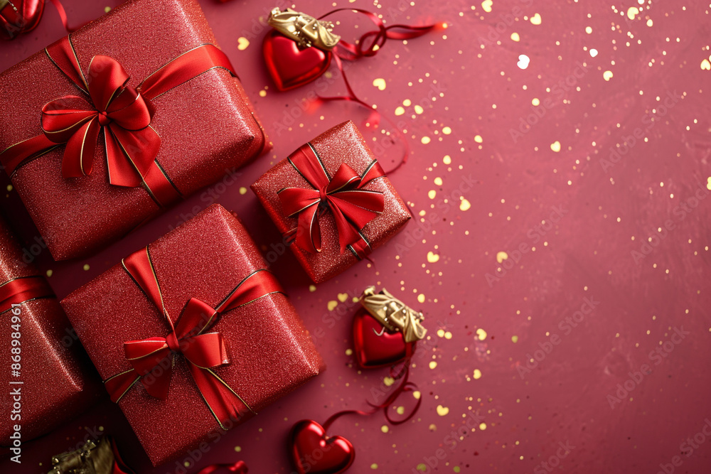 Red gifts box Red gifts box