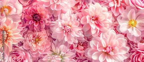 colorful bouquet of fresh flowers featuring daisies and gerbera daisies in a pastel arrangement