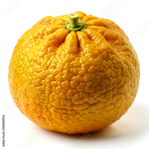 Ugli fruit isolated on white background.