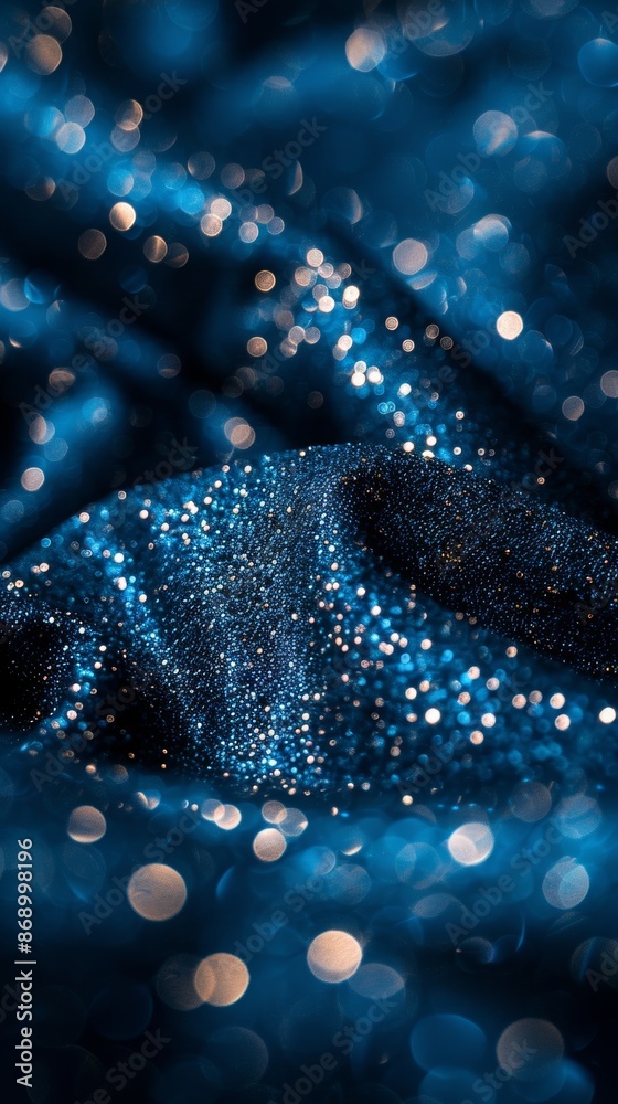 Obraz premium The fabric is adorned with elegant details, iridescence, and a shimmering shine