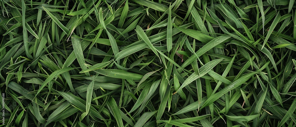 Panoramic close-up, high detail scan of crabgrass material, Generative AI Panoramic close-up, high detail scan of crabgrass material, Generative AI
