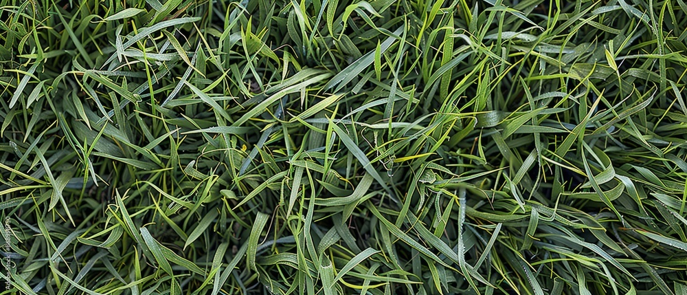 Panoramic close-up, high detail scan of fescue grass material, Generative AI Panoramic close-up, high detail scan of fescue grass material, Generative AI