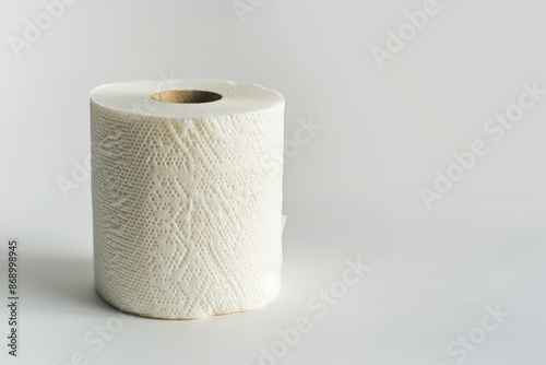 toilet paper roll white background