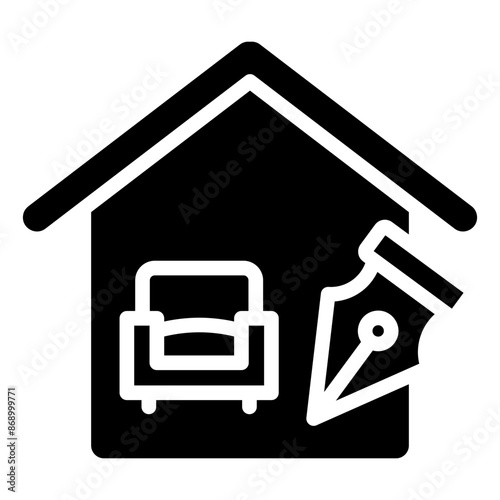 Interior Designer  Icon Element For Design