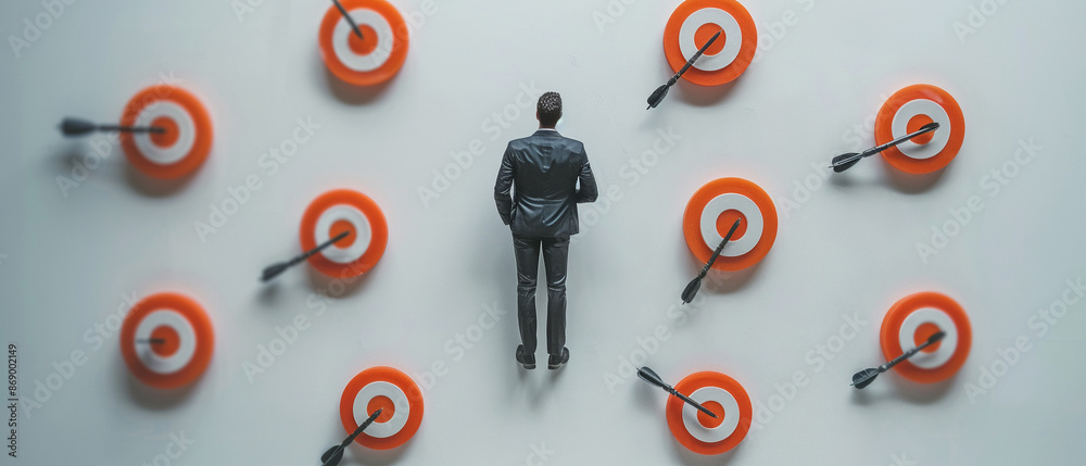 Success concept on white background goal-setting. Success concept on white background goal-setting.