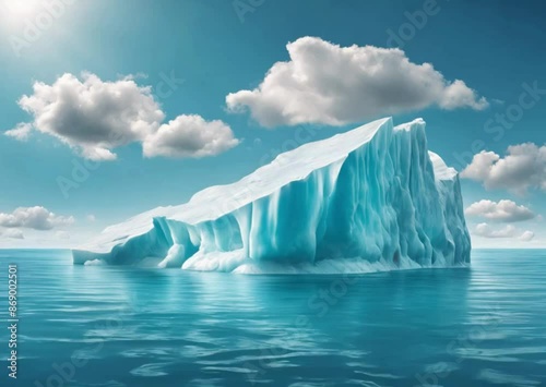Rising Sea Levels: Climate Change Impact with Melting Icebergs