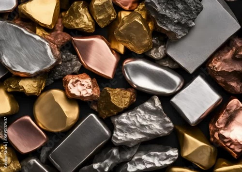 Depletion of Rare Metals: A Stark Visual Representation of Resource Scarcity and Environmental Impact