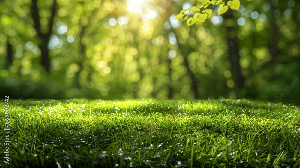 Fototapeta premium Natural Background with Tilt-shift Effect