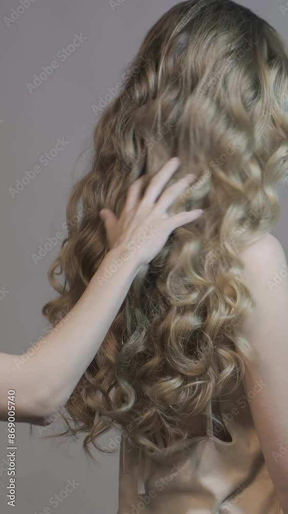 Concept of hair care, cure, treatment, coloring, dyeing and extension. Concept of hair care, cure, treatment, coloring, dyeing and extension.