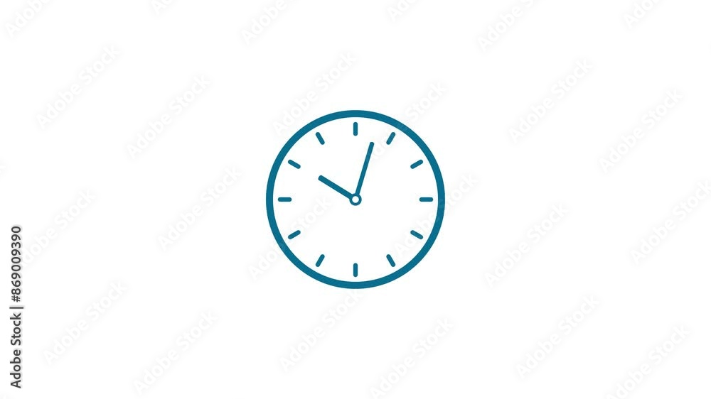 Clock icon Countdown 24 Hour Day Fast Speed Animation Background. Clock icon Countdown 24 Hour Day Fast Speed Animation Background.