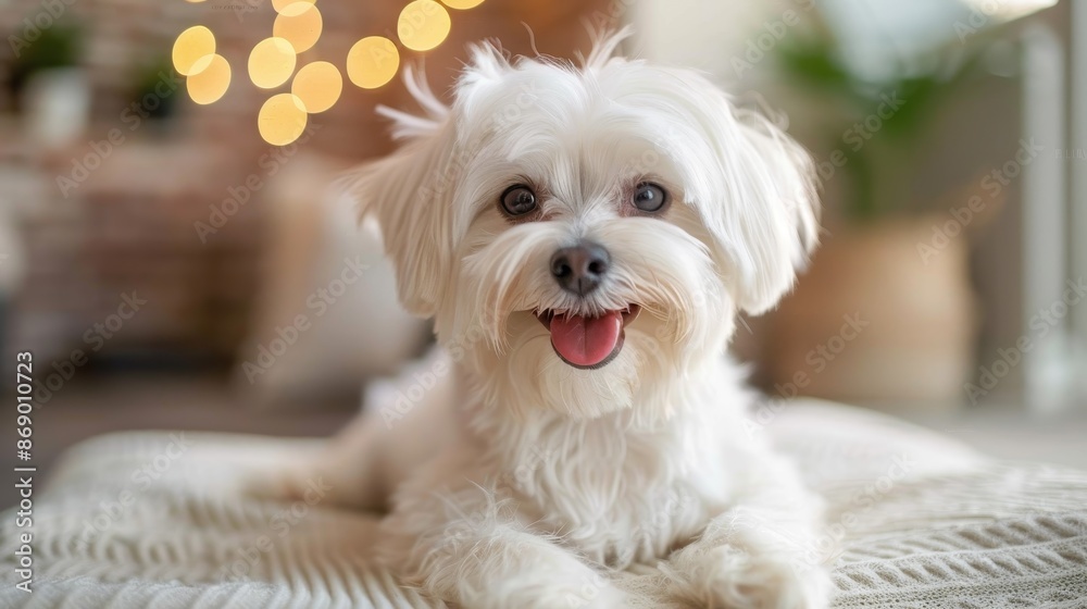 Maltese dog gets hair cut at Pet Spa Grooming Salon. Closeup of Dog. the dog has a haircut.comb the hair, groomer concept,image of dog hairbrush hand,copy space. Maltese dog gets hair cut at Pet Spa Grooming Salon. Closeup of Dog. the dog has a haircut.comb the hair, groomer concept,image of dog hairbrush hand,copy space.