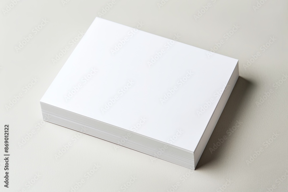 Business card mockup on isolated white background created with generative AI Business card mockup on isolated white background created with generative AI