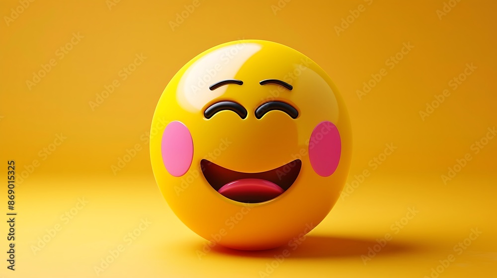 Glowing emoji balls with a range of expressions including happy, sad, and angry, on a yellow and white background with empty space for copy. with heart shape texture
Glowing emoji balls with a range of expressions including happy, sad, and angry, on a yellow and white background with empty space for copy. with heart shape texture