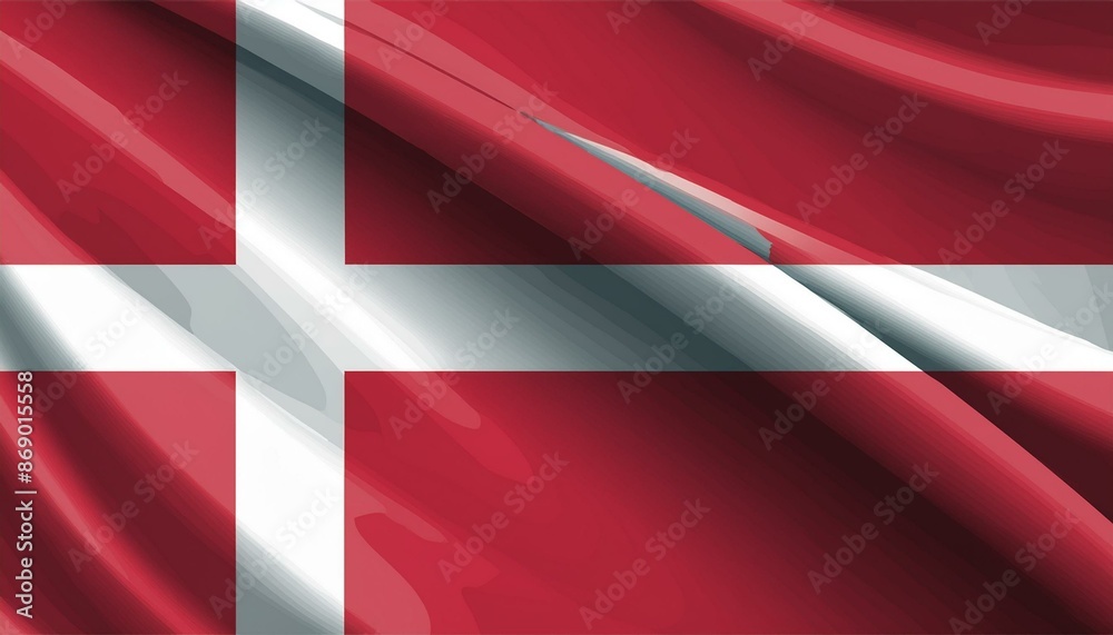 Fototapeta premium デンマーク国旗 Denmark