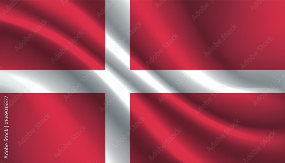 Fototapeta premium デンマーク国旗 Denmark
