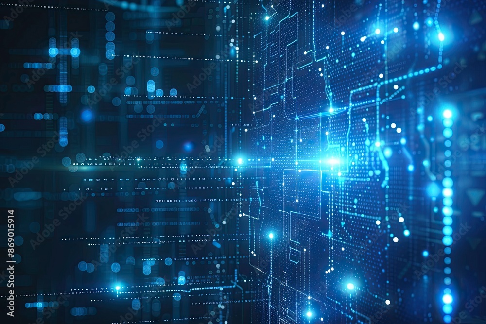 Futuristic Digital Cyberspace Futuristic Digital Cyberspace
