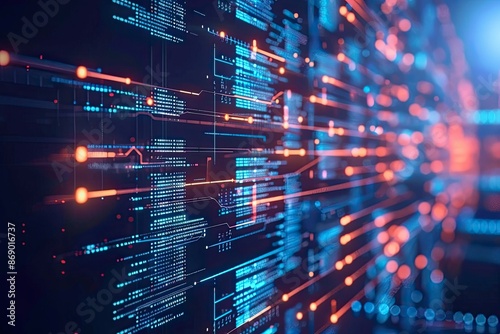 Futuristic Digital Cyberspace
