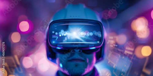Navigating the Role of Operators in Industry 40 Bridging the Gap Between Virtual and Physical Realms. Concept Industry 4,0, Virtual Reality, Physical Realms, Operator Role, Bridging the Gap © Ян Заболотний