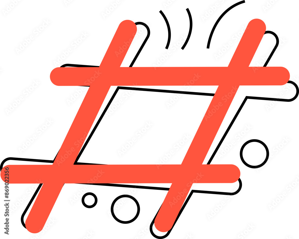 Obraz premium Music Note Icon Element