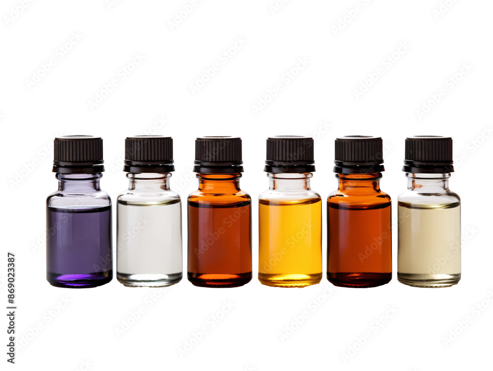 a row of small bottles with different colored liquids a row of small bottles with different colored liquids