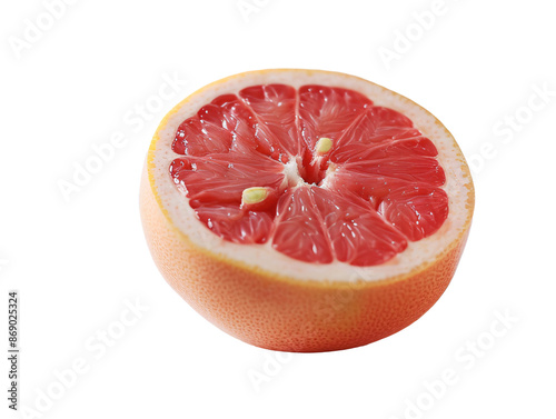a half of a grapefruit