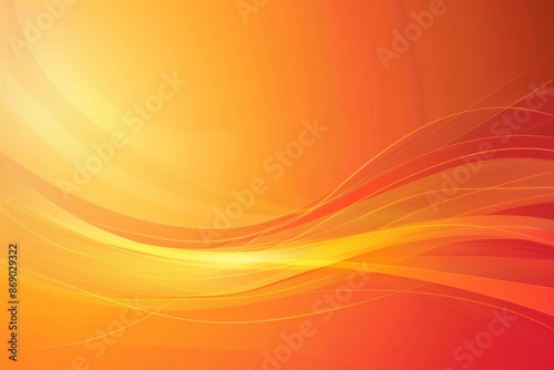 Vibrant abstract orange wave background design