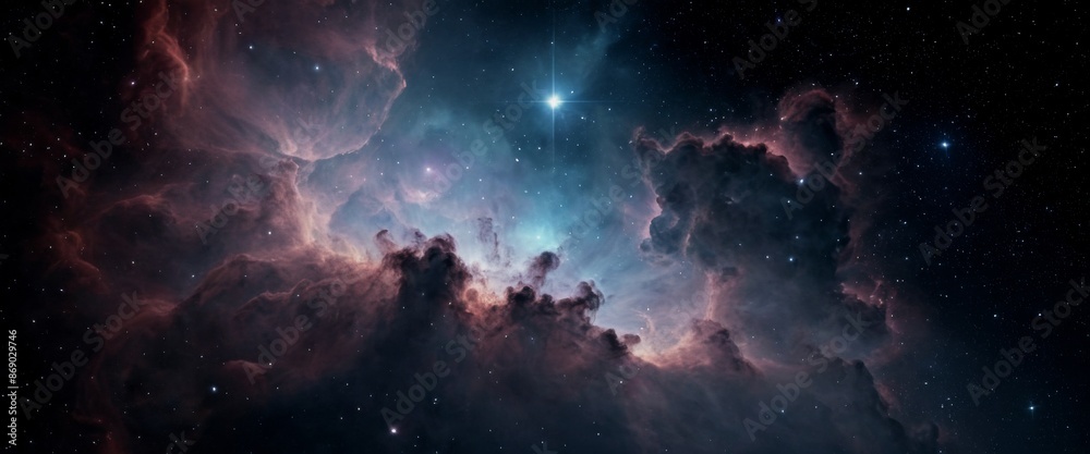 harmonious nebula cloud patterns abstract shape isolated harmonious nebula cloud patterns abstract shape isolated