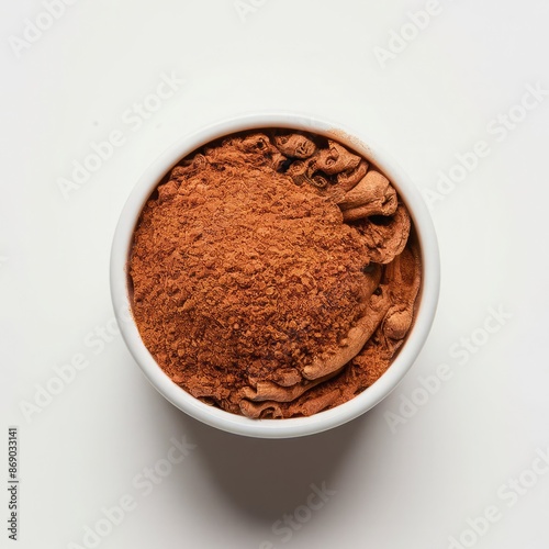 Cinnamon grain isolated on a white background 4