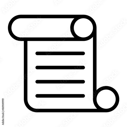 Letter Line Icon Design