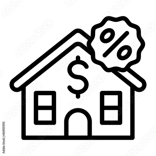Loan Line Icon Design