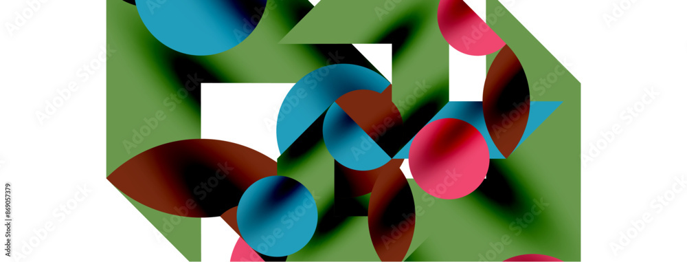 Circle pattern, round elements with lines and arrows composition for wallpaper, banner, background or landing Circle pattern, round elements with lines and arrows composition for wallpaper, banner, background or landing