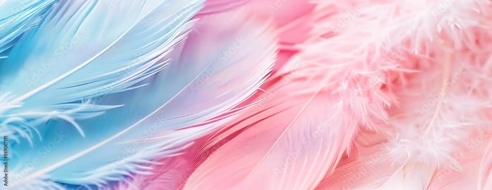 Many soft pastel colored feather background. Many soft pastel colored feather background.