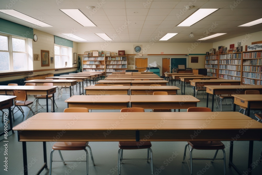 Empty Classroom Interior Empty Classroom Interior