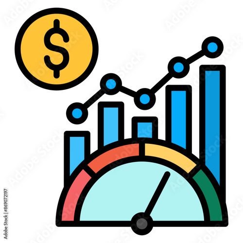 Economic Indicators Icon