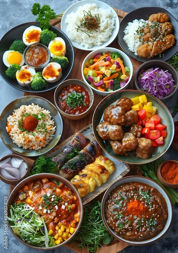 A table full of delicious food