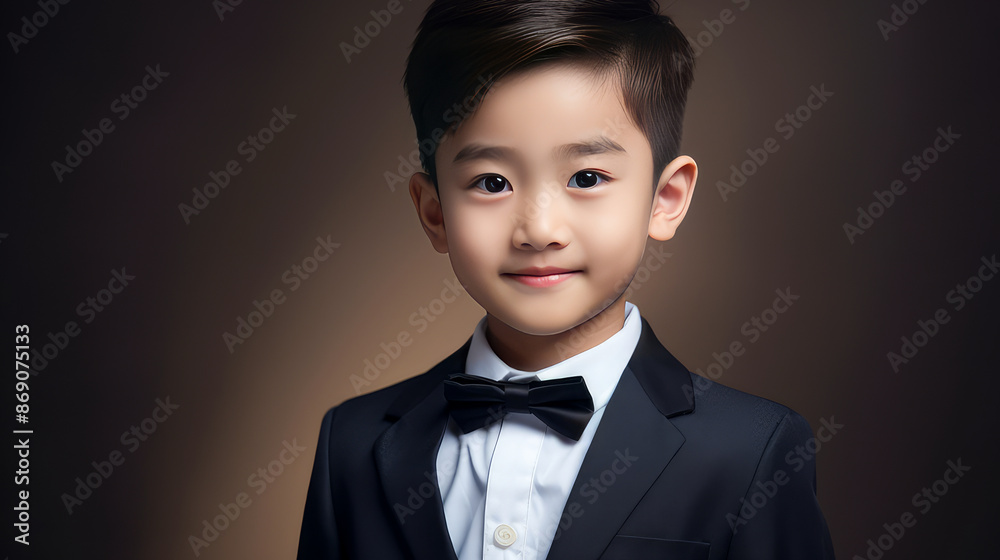 Portrait of a cute handsome happy Asian boy child with perfect skin, gray silver background, banner. Portrait of a cute handsome happy Asian boy child with perfect skin, gray silver background, banner.