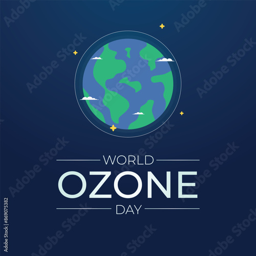 vector graphic of World Ozone Day ideal for World Ozone Day celebration.