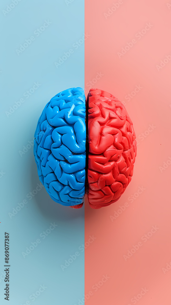 Top view of the brain Top view of the brain
