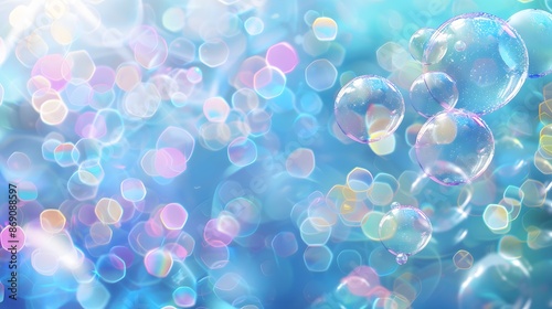 colorful bubbles background