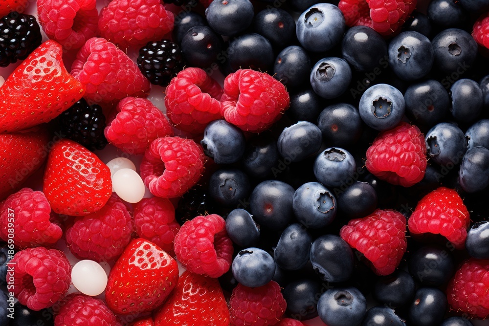 A Colorful Mix of Berries A Colorful Mix of Berries