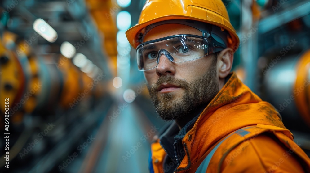 Industrial Engineer in a Modern Factory - Generative AI Industrial Engineer in a Modern Factory - Generative AI