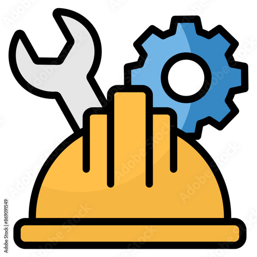 Mechanical Engineer  Icon Element For Design