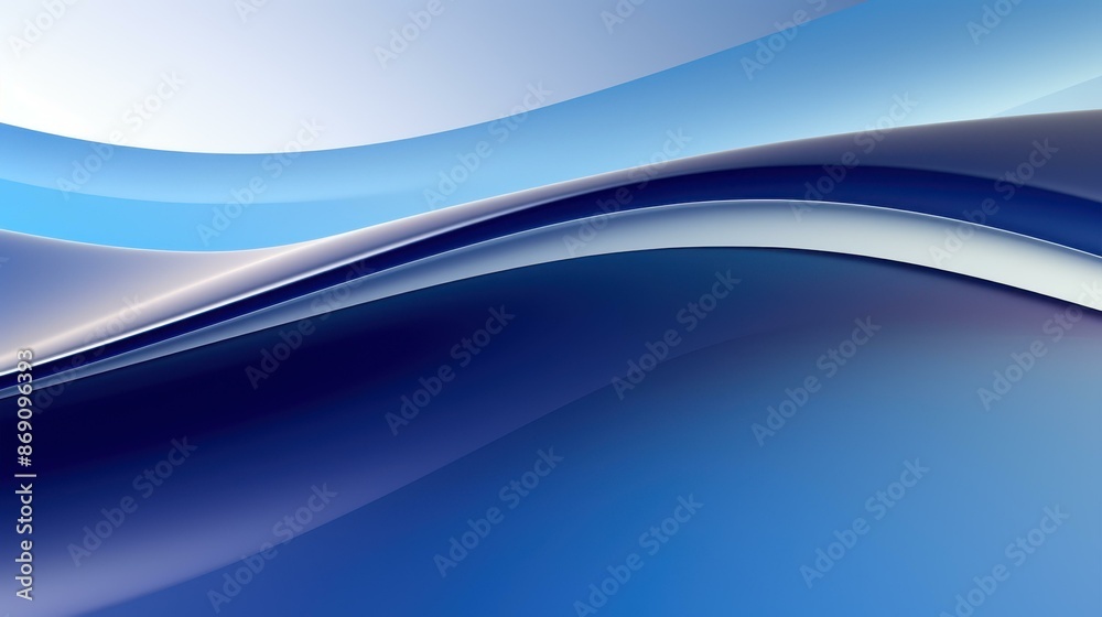 Abstract blue chrome metal background with elegant waves design. Abstract blue chrome metal background with elegant waves design.
