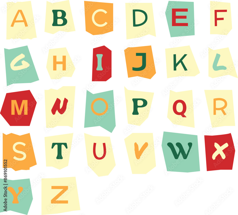 Playful Alphabet Vector
Playful Alphabet Vector